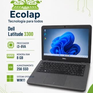 Dell Latitude 3300 | Intel Core i3 8va Gen | 8 GB RAM | SSD 256 GB | Windows 11 + Office